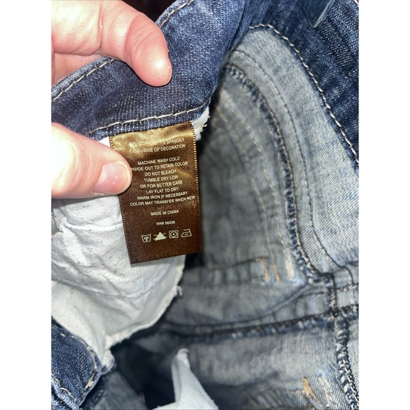 Kut From The Kloth Jeans Women's 8 Dark Wash Blue‎ Denim Bootcut Mid Rise - Picture 8 of 8